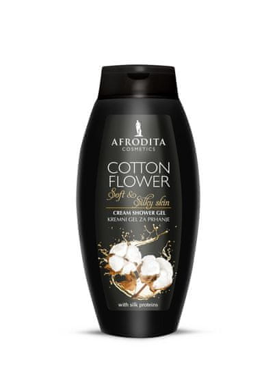 Kozmetika Afrodita kremni gel Cotton Flower, 250ml