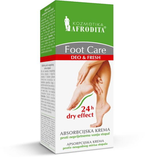 Kozmetika Afrodita krema proti potenju stopal Foot Care, 50ml