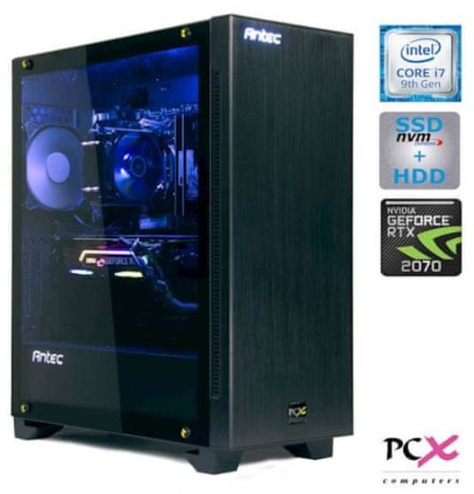 PCX namizni računalnik EXIES i7-9700K/16GB/SSD500GB+2TB/RTX2070/FreeDOS (PCX EXIES E2)