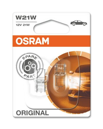 Osram žarnica 12V/21W (W3X16d), steklenka