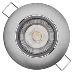 Emos LED Exclusive stropna svetilka, srebrna, nevtralno bela (5 W)