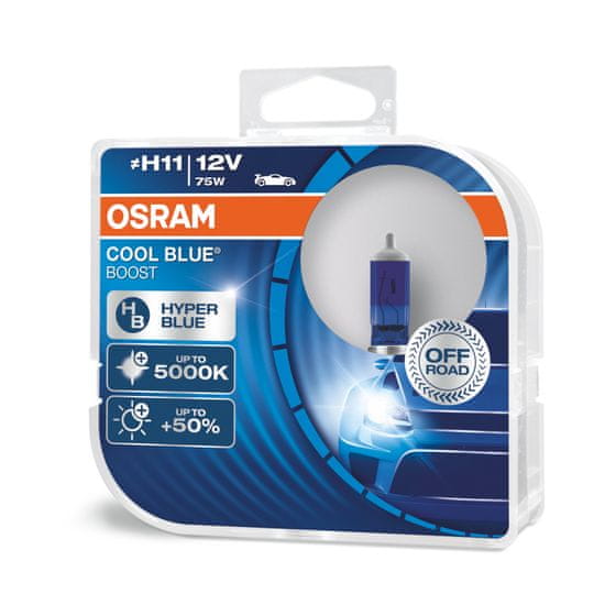 Osram žarnica 12V/H11/75W/Cool Blue Boost, 2 kosa
