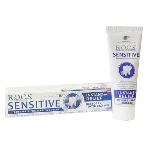 R.O.C.S. Sensitive Instant Relief zobna pasta za občutljive zobe