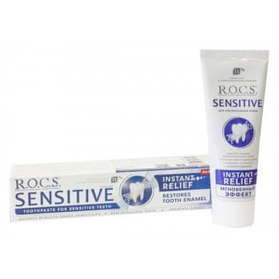 R-O-C-S Sensitive Instant Relief zobna pasta za občutljive zobe