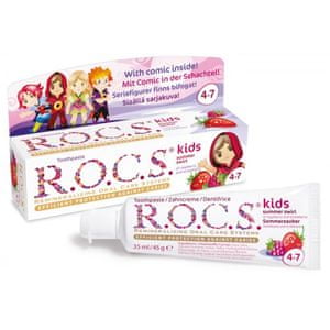 R-O-C-S Kids Raspberry and Strawberry zobna pasta