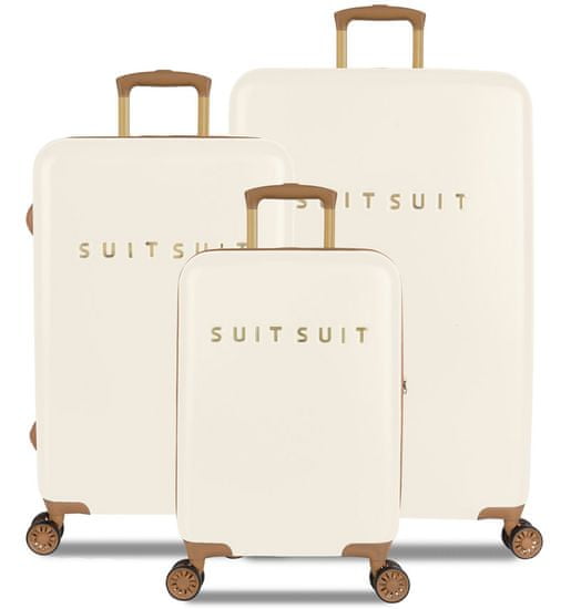 SuitSuit TR-7104/3 komplet potovalnih kovčkov - Fab Seventies Antique White