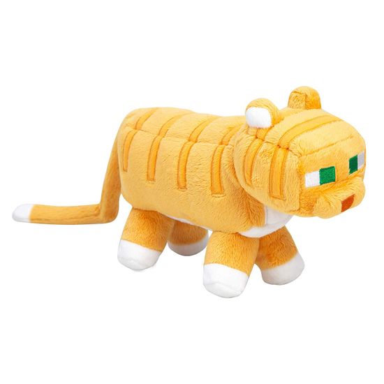 J!nx Minecraft Adventure Tabby cat, plišasta igrača, oranžna