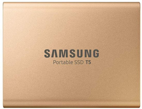 Samsung T5, 1 TB, USB 3.1 Gen 2 zunanji SSD, zlat