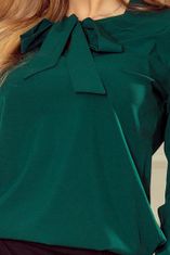 Numoco Ženska bluza z lokom Brandon zelena XXL