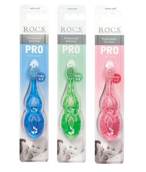 R.O.C.S. otroška zobna ščetka Pro Baby Extra Soft