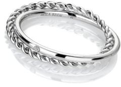 Hot Diamonds Luksuzen srebrni prstan s pravim diamantom Jasmine DR210 (Obseg 58 mm)