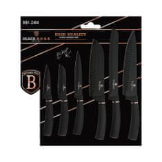 Berlingerhaus Royal Black Collection set nožev z neoprijemljivo površino, 6 kosov