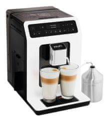 Krups Evidence popolnoma samodejni espresso kavni aparat, bel (EA891110)