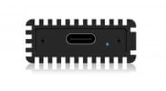 IcyBox USB 3.0 ohišje za M.2 NVMe SSD, črno