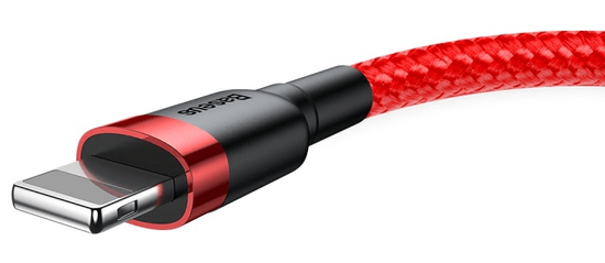BASEUS podatkovni kabel Lightning CALKLF-B09, 1 m, rdeča