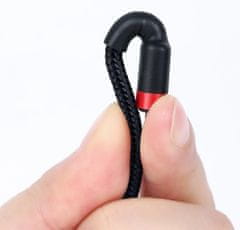 BASEUS Cafule podatkovni kabel tip C QC 3.0, 60 W 20 V, 3 A, 1 m, črno-rdeč (CATKLF-G91)