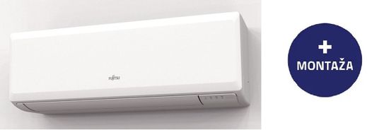 Fujitsu ECO 12KPCA, stenska klimatska naprava, z montažo