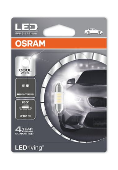 Osram LED SV8.5-8 BLI1 žarnica 0,5W, 12V