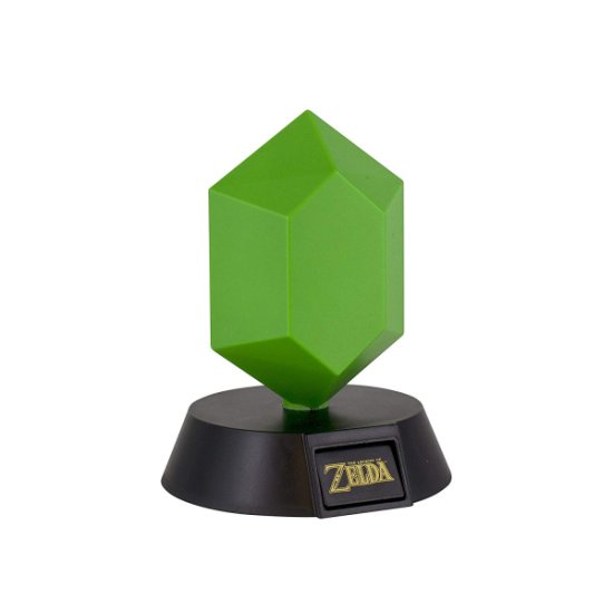 Paladone The Legend Of Zelda Green Rupee 3D Light, namizna svetilka
