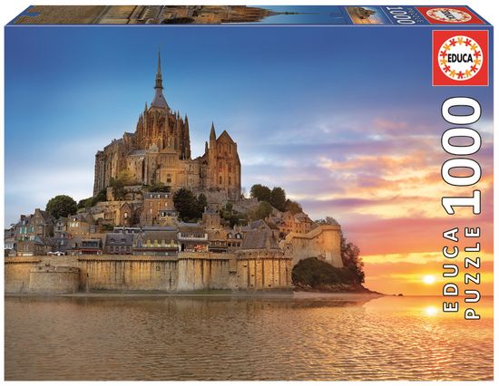Educa sestavljanka Mont Saint Michel, 1000 delov