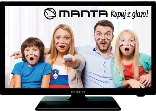Manta LED televizor LED24LFN37L, Full HD, 220V+12V