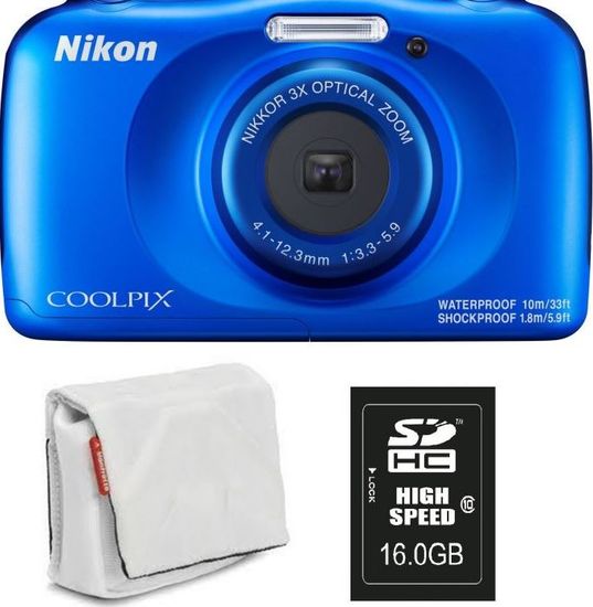 Nikon Coolpix W150, digitalni fotoaparat + SD16GB + torbica