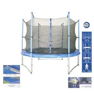 Spartan zaščitna mreža za trampolin, 305cm