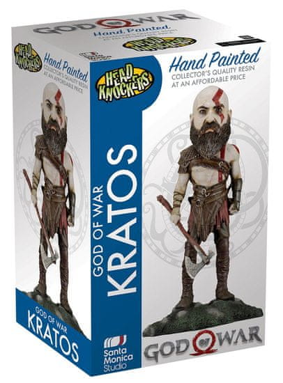 NECA God of War - head knocker - Kratos, figura