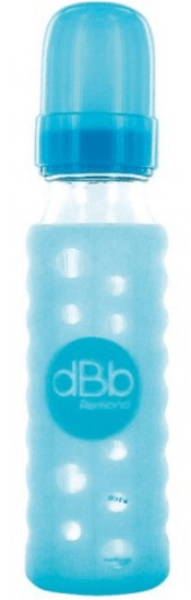 DBB Remond steklena steklenička z silikonsko obdelavo, 2 kosa