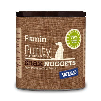 Fitmin Dog Purity Snax NUGGETS lamb prigrizek za psa z okusom divjačine, 180 g