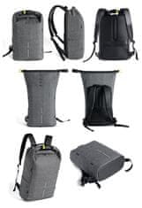 XD Design neprepusten varnostni nahrbtnik Bobby Urban 15,6, siv P705.642
