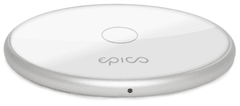 EPICO brezžični polnilnik z adapterjem, 15W/10W/7.5W, bel (9915111100002)