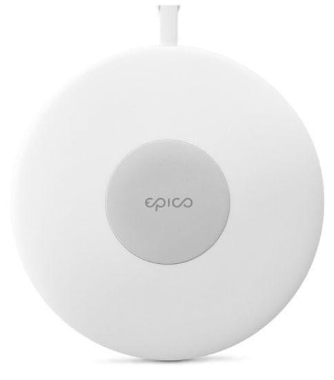 EPICO Slim Wireless Pad brezžični polnilnik, 10 W/7,5 W/5 W, bel