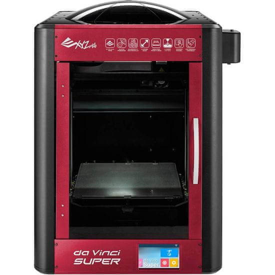 XYZprinting da Vinci Super 3D tiskalnik, rdeč