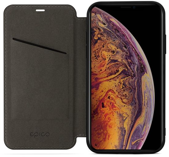 EPICO ovitek Flip Case with Magnetic Closure za iPhone XS Max, črn