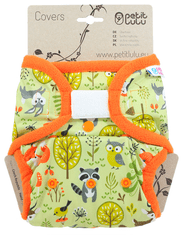 Petit Lulu otroške spodnje hlače z velcro, gozdne živali