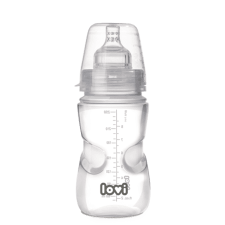 LOVI Super vent otroška steklenička, prozorna, 250 mL