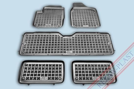 REZAW-PLAST Gumijaste preproge Ford GALAXY 7 mesta 1995-2006 z dvignjenim robom