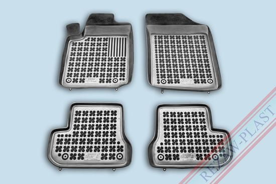 REZAW-PLAST Gumijaste preproge Citroen C2 2003- z dvignjenim robom