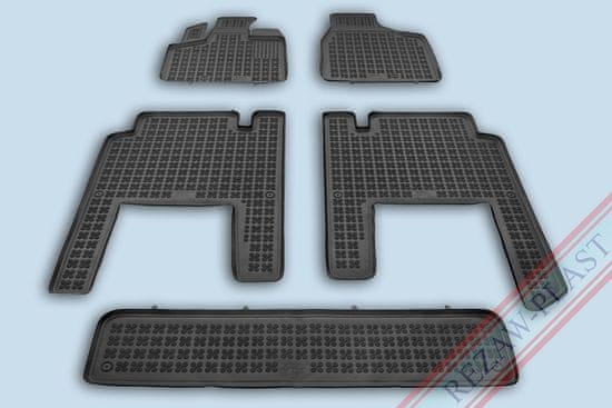 REZAW-PLAST Gumijaste preproge Chrysler VOYAGER IN 2006- 7 mesta z dvignjenim robom