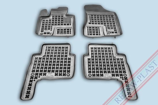 REZAW-PLAST Gumijaste preproge Kia SORENTO II 2009-2012 z dvignjenim robom