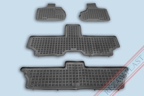 REZAW-PLAST Gumijaste preproge Chrysler VOYAGER IV 2001-2006 7 mesta z dvignjenim robom