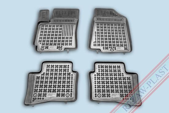 REZAW-PLAST Gumijaste preproge Kia RIO III 2011- z dvignjenim robom