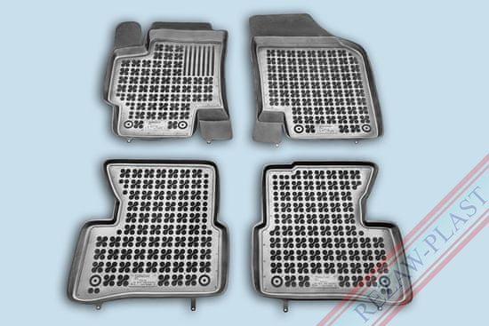 REZAW-PLAST Gumijaste preproge Kia RIO II 2005-2011 z dvignjenim robom