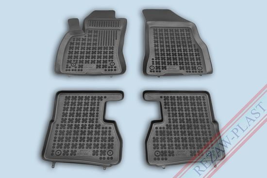 REZAW-PLAST Gumijaste preproge Fiat DOBLO II 2009- 5 mesta z dvignjenim robom