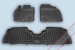 REZAW-PLAST Gumijaste preproge Toyota PRIUS + 2011- z dvignjenim robom