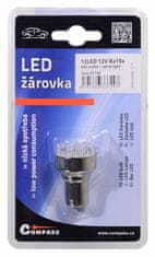 Compass  Žarnica 12LED 12V Ba15s bela