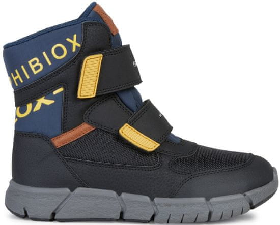 Geox Flexyper fantovski zimski škornji, črni