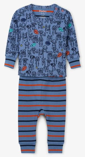 Hatley fantovska pižama s kužki