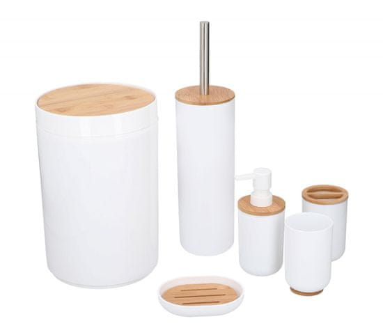 TimeLife bambusov set za kopalnico, 6 kosov